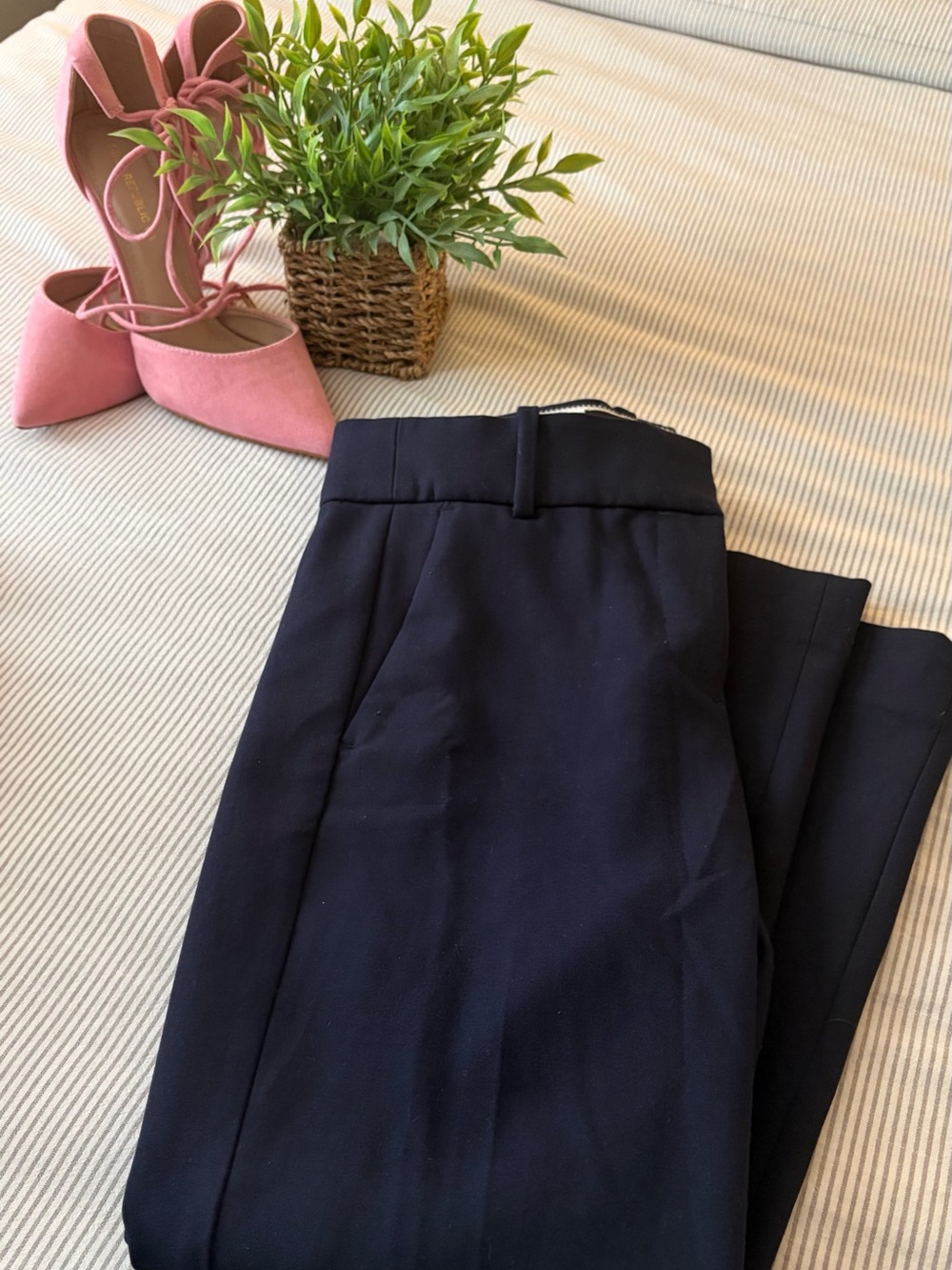 J. Crew Navy Cameron Pants 4P